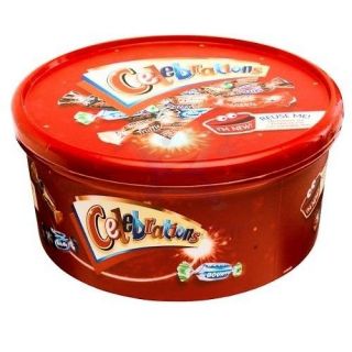 MARS Celebrations 740g Chocolate Tub Bounty Snickers MilkyWay Caramel 