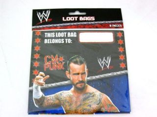 pack WWE Loot Candy Birthday Party Bag New