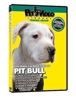 PIT BULL ~ Puppy ~ Dog Care & Training DVD New + BONUS