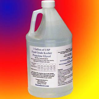 Gallon of Propylene Glycol Food Grade 99.9% Pure USP Gal PG FG Drink 