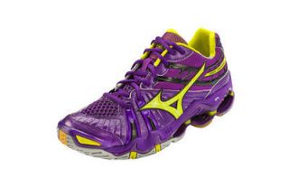   Tornado 7 (430142) Womens Volleyball Shoes Size 6.5 Purple/Yellow