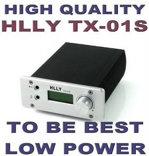 HLLY 1.5W PLL STEREO FM TRANSMITTER FM Exciter TX 01S