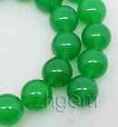   green malay jade round quartz loose beads 15 long strand gem stone