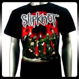 Slipknot Rock Punk Band Music Biker Rider T shirt Sz M