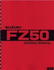 Suzuki FZ50 Rascal Service Manual   Moped Scooter