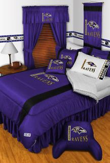 NFL Baltimore Ravens Sidelines 10 Piece Bed in Bag