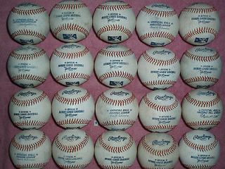 20 Rawlings Minor League Game Baseballs