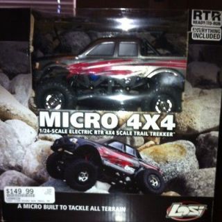 Losi 1/24 Micro 4x4 Trail Trekker RC Rock Crawler RTR LOSB0238