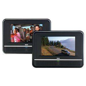 RCA Twin Mobile DVD Players Video Display Car Truck Movies Kids Travel 