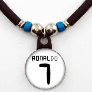 Cristiano Ronaldo Real Madrid #7 Jersey Necklace, NEW