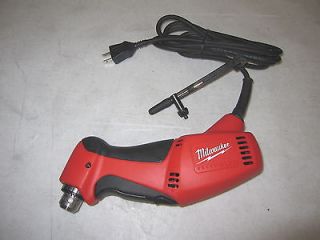 MILWAUKEE 0370 20 3/8 REVERSIBLE CLOSE QUARTERS RIGHT ANGLE DRILL 
