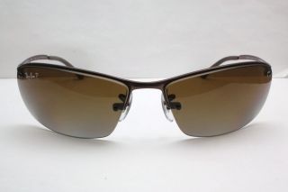 New Ray Ban Brown Gradient Lens Polarized Sunglasses RB3183 014/T5 63 