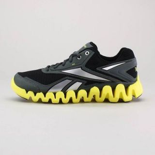 Reebok ZigActivate Kids Shoe Gs Girl Boys yellow Black Sneaker J86195 