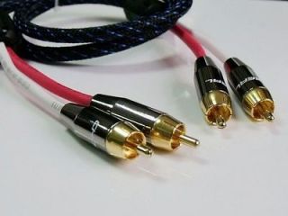 5M Audiophile Audio Cable 2 RCA to 2 RCA Shielding Cable with 