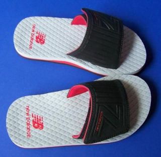 New Balance Kids Mosie Slide K2002BRD Blk/Red 13 M NIP