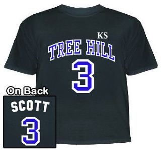 One Tree Hill Ravens LUCAS SCOTT #3 KS T SHIRT