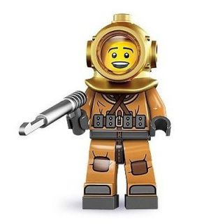 LEGO 8833 Series 8 Gold Diver Harpoon Spear Gun Minifigure Minifig 