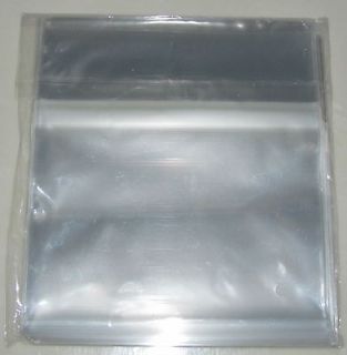   clear cello resealable slim cd case sleeves *protect your investment