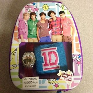   1D LED Watch & Wristband Gift Set W/ Backpack Collectible Tin