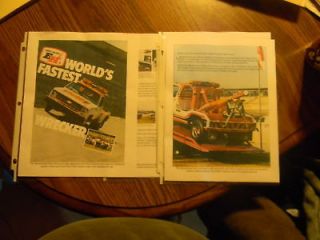 79 Ernest Holmes 440 wrecker brochure Worlds Fastest Tow Truck 