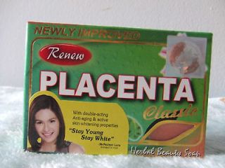 RENEW PLACENTA HERBAL BEAUTY SOAP CLASSIC 135g   NEWLY IMPROVED