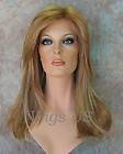   Beveled Face Frame Layers Skin part Bangs wigs Blonde Red Brown