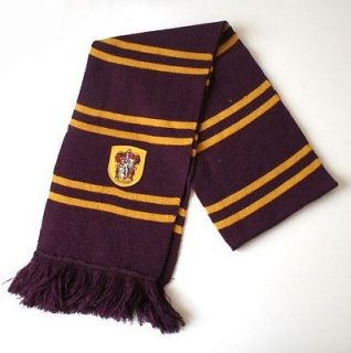 New Harry Potter Gryffindor Thicken Wool Knit Scarf Wrap Soft Warm 