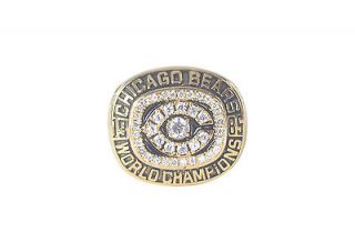   Chicago Bears Copper SUPER BOWL RING NFL CHAMPIONSHIP RING 18K GOLD