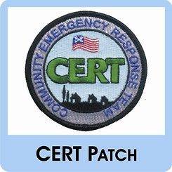 CERT Community Emergency Response Team Patch Fire EMT EMS
