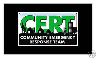 Community Emergency Response Team CERT DECAL 8x4.5 #6