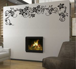large Wall Decor Decal Sticker Removable Vinyl flower B