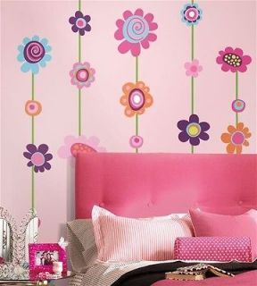   STRIPE 53 Removable Wall Stickers VINE BORDER Girls Room Decor Decals