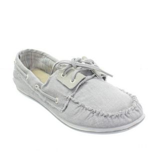 MENS DUDE RIVA LIGHT GREY LOW PROFILE DECK BOAT CASUAL SHOES SIZE 7 12