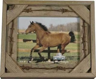   and Barbwire Western Picture Frame 8 x 10   Cowboy Ranch Rodeo Decor