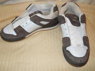   mens size 7 White/brown style 7220 Skates Tennis Shoes Nice Preowned
