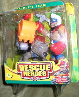Rescue Heroes Wildlife Team   Al Pine & Fang B2007 2002