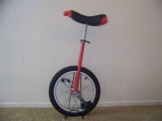 16 Unicycle, Aluminum Rim + Stand, Wheel Cycling Brand new. In and 