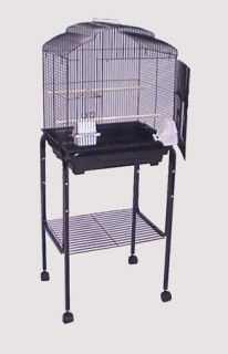 Rolling Stand for Bird Cage (Stand Only)   Black   18 x 14 or 18 x 