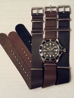 rolex leather strap in Wristwatches