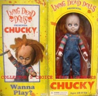 LIVING DEAD DOLLS 10 CHILDS PLAY CHUCKY DOLL NEW IN THE BOX