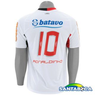Ronaldinho #10 Flamengo Away Soccer Football Jersey XL Brazil 2011 NWT
