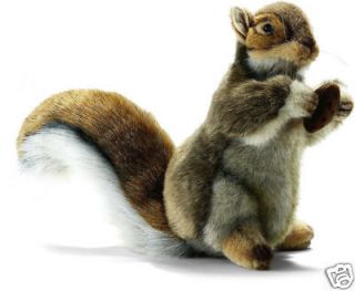 New Squirrel Holding Nut Stuffed Plush 8.5 Hansa 3745
