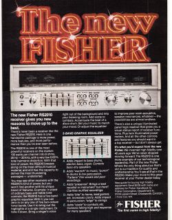 fisher rs 2010 in Vintage Stereo Receivers
