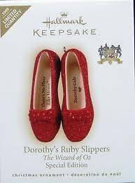 2009 Hallmark Dorothys Ruby Slippers LIMITED The Wizard of Oz 