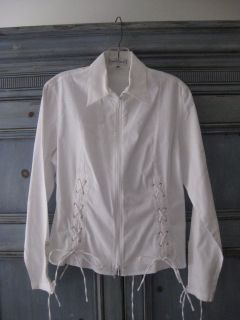 Anne Fontaine Marque Deposee Paris white blouse size 42
