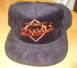 Vintage 80s Snapback AJD Cincinnati Bengals ballcap NWOT/NOS