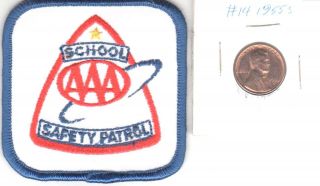 AAA School Safety Patrol Cloth Embroidered patch