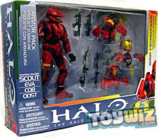 Halo Figure Box Set Red Scout Armor Pack ODST EVA CQB