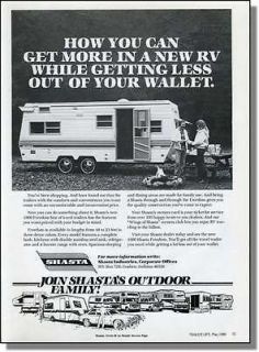 1980 Shasta Freedom camper travel trailer photo ad
