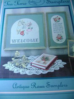 Antique Roses Sampler cross stitch Tea Time Samplers #4